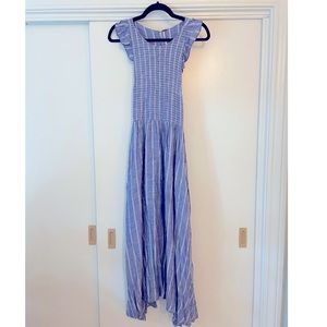 Free People Chambray Butterflies Midi Dress